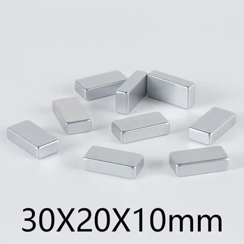 1-30шт 30x20x10 мм Маленькие квадратные Магниты На холодильник N35 Неодимовый магнитный блок 30*20*10 мм редкоземельный Магнит Мощный 30*20*10 мм
