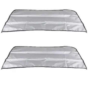 1 пара двусторонних солнцезащитных штор для боковых стекол автомобиля