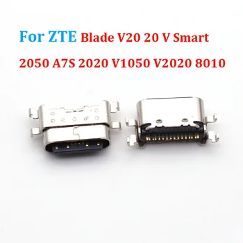 10/20 ШТУК Для ZTE Blade V20 20 V Smart 2050 A7S 2020 V1050 V2020 8010 VSmart USB Порт Для Зарядки Док-станция Разъем Зарядного Устройства Гнездо