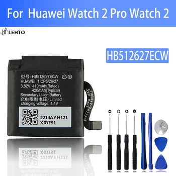 100% Оригинальный аккумулятор HB512627ECW для Huawei watch 2 /2Pro Аккумуляторы HB512627ECW