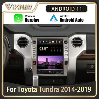 12,1-дюймовый Автомобильный радиоприемник Android 11 для Toyota Tundra 2014-2019 Мультимедийный видеоплеер GPS-навигация Стерео головное устройство