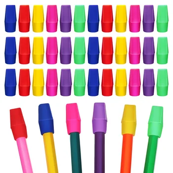 120 Шт Цветные Объемные Цветные ластики для верхней части канцелярских принадлежностей Bullet Colorful Tpr для учителей оптом Офис