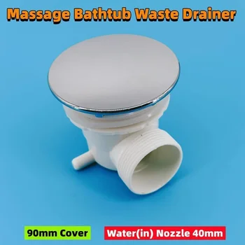40 мм Крышка для воды, 90 мм Сливное устройство для отходов в ванной, крышка из АБС-пластика, основание из ПП, сливное устройство для сточных вод, ловушка для раковины, сливное устройство для ванной с запахом