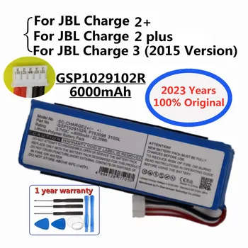 6000 мАч GSP1029102R Оригинальный Аккумулятор Для JBL Charger 2 + Charge 2 plus, Charge 3 2015 Версия Special Edition Speaker Bateria