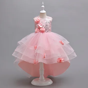 MODX Для девочек 110-160 см, бальное платье с пайетками для свадьбы, наряды на день рождения, детские платья для причастия, одежда для фортепиано для девочек, детская праздничная одежда