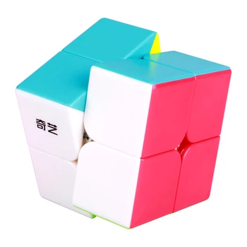 QY TOYS 2x2 magic cube профессиональные кубики-головоломки 2x2 cube для детей развивающая игрушка speed cube венгерский кубик qy קוביות הונגריות