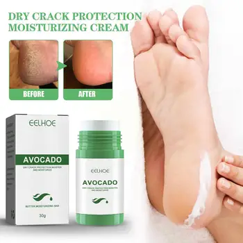 Sdotter Увлажняющий крем для ног с натуральным маслом авокадо, Предотвращающий пересыхание кожи на пятках, Восстанавливающий кожу рук, Мази для удаления омертвевших стоп.