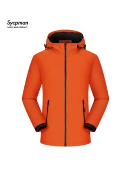 Sycpman Осенне-зимнее ветрозащитное водонепроницаемое пальто Charge для мужчин и женщин, костюм для альпинизма на открытом воздухе, рабочая куртка с капюшоном, куртка