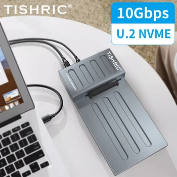 TISHRIC U.2 NVME SSD Док-станция для жесткого диска U2 NVME К Адаптеру TYPE-C База жесткого диска Для 2.5 U.2 USB3.1 Внешний HD-Кейс Box 10 Гбит/с