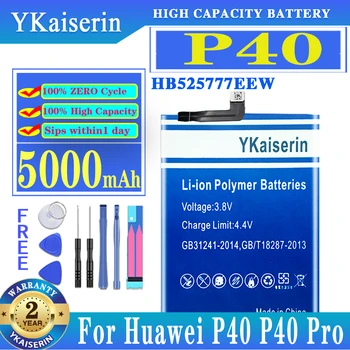 YKaiserin HB525777EEW HB536378EEW Аккумулятор для Huawei P40 P40 Pro P40Pro Новый Аккумулятор Batteria + Трек-код