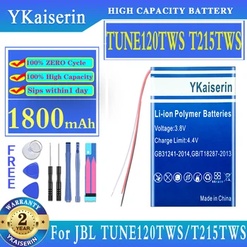 YKaiserin Аккумулятор TUNE120TWS/T215TWS (LIR1454) 1800 мАч Для Цифровых Аккумуляторов JBL TUNET215TWS/120TWS