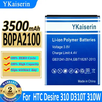 YKaiserin Для HTC 3500mAh BOPA2100/B0pa2100 Аккумулятор для Мобильного телефона HTC Desire 310 310W 310W Batterie Bateria Batterij