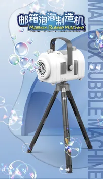 Автоматический Проектор Bubble Machine Астронавты Bubble Maker Автоматическая Воздуходувка для Мыльных Пузырей со Светодиодной Подсветкой Летние Игрушки Для Мыльных Пузырей