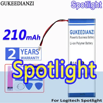 Аккумулятор GUKEEDIANZI Большой Емкости 210 мАч Для Цифровых Аккумуляторов Logitech Spotlight