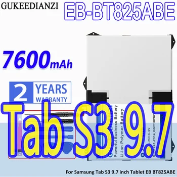 Аккумулятор GUKEEDIANZI Высокой Емкости EB-BT825ABE 7600mAh Для Samsung Tab S3 9,7-дюймовый Планшет EB BT825ABE