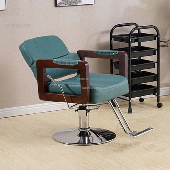 Американские парикмахерские кресла, креативные парикмахерские кресла, мебель для салонов красоты в Скандинавии, стулья для салонов красоты, кресло для бритья B