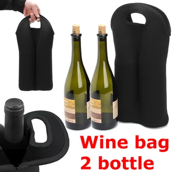 Высококачественная винная Неопреновая бутылка для воды с изолированным чехлом, сумки, держатель, ремень для путешествий, горячая для барбекю, семейного пикника