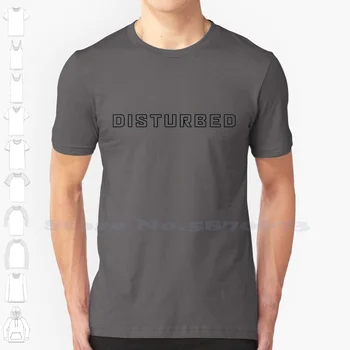 Высококачественные футболки с логотипом бренда Disturbed 2023, модная футболка с новым графическим рисунком.