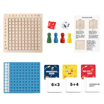 Деревянные математические манипуляторы, многоцелевые математические игрушки, развивающие для малышей