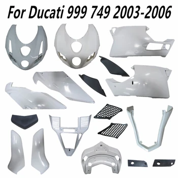 Для DUCATI 999 749 2003 2004 2005 2006 Аксессуары для неокрашенных мотоциклетных обтекателей, компоненты кузова, пластиковые детали