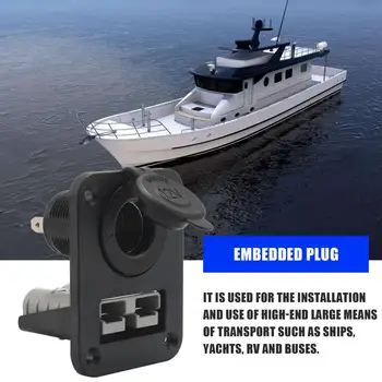 для розетки прикуривателя Anderson Plug C-Igarette, зарядного устройства, встраиваемой в стену заподлицо, для автофургона, лодки, грузовика