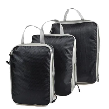 Дорожная сумка для хранения Сжимаемых упаковочных кубиков Складной Водонепроницаемый чемодан из нейлона Портативный С сумочкой Органайзер для багажа