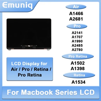 Замена ЖК-экрана для MacBook Pro Air Pro Retina A1466 A1502 A2141 A1398 A1707 A1534 A2681 Полный ЖК-дисплей В сборе