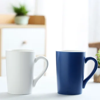 Керамическая чашка бытовая чашка для воды, ложка с крышкой, пара кофейных чашек, офисная чашка для чая