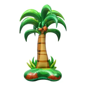 Кокосовая пальма Воздушный шар из фольги Пальма Тропический Мультяшный воздушный шар Летнее Пляжное украшение для вечеринок Пальма для