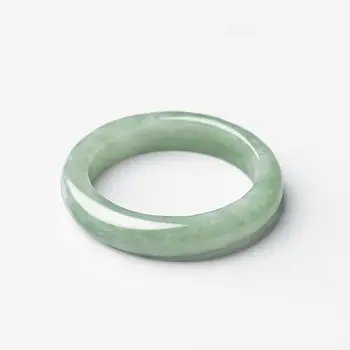 Кольцо из натурального Бирманского нефрита Для мужчин и женщин, Аниллос, Целебный драгоценный камень, изысканные ювелирные изделия, Мьянманский жадеит, кольца для подарков подруге маме