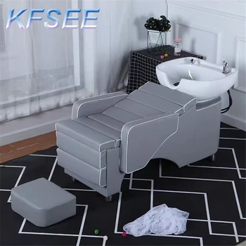 Коммерческое кресло для мытья волос с шампунем Kfsee