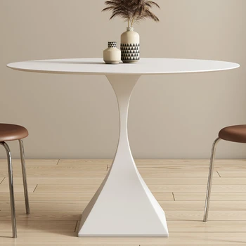 Круглый маленький журнальный столик Белый Дизайнерский журнальный столик в скандинавском стиле для бистро Угловой Mesa De Centro Blanca Y Мебель для гостиной кафе