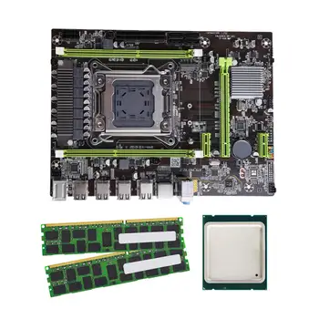 материнская плата x79 Pro LGA 2011 16x7 + 1 Фазный Улучшенный источник питания Сетевая карта Dual DDR3 4x SATA2.0 для E5-2650 E5-2640 E5-2660