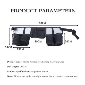 Многофункциональный инструмент для чистки поясной сумки с карманами-органайзером для ремонта автомобилей