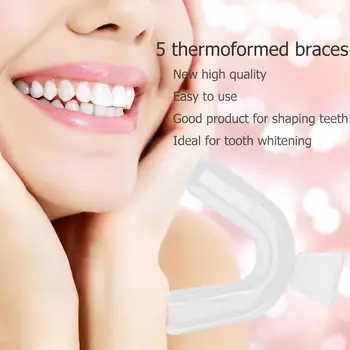 Набор мягких зубных ортодонтических брекетов, защита для зубов, каппы, отбеливающие лотки