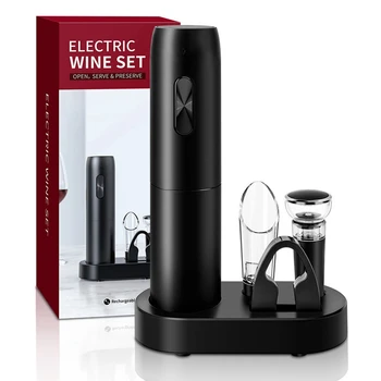 Набор электрических открывалок для вина с зарядным устройством, автоматический штопор, подходящий для вечеринки на кухне