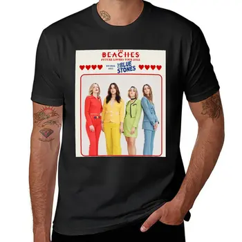 Новая футболка The Beaches, изготовленная на заказ, простая футболка, мужские белые футболки