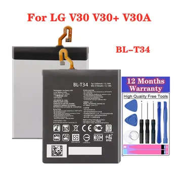 Новый Высококачественный Аккумулятор 3300 мАч BLT34 BL-T34 для LG V30 V30 + V30A H930 H932 LS998 BL T34 Для телефона + Инструменты