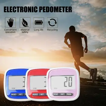 Новый мини-водонепроницаемый счетчик калорий для пошагового движения, многофункциональный цифровой шагомер для бега