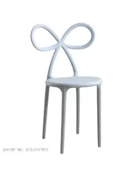 Обеденный стул из скандинавского пластика, Современная Простая спинка, Сетка, Красный Ресторан, Магазин молочного чая, Туалетный столик для креативных девушек, Стул для макияжа