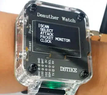 Обновленные часы DSTIKE Deauther Watch V3S 2023 года для тестирования безопасности интернета вещей