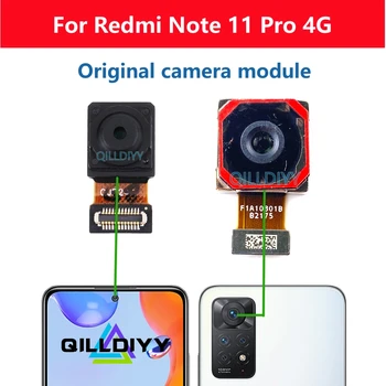 Оригинальная Задняя Основная Фронтальная Камера Для Xiaomi Redmi Note 11 Pro 4G Note11pro Модуль Задней Камеры Гибкий Кабель Для Селфи с обратной Стороны