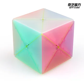 Оригинальный Qiyi X Neo Cube 2x2x2 X-образный Волшебный Куб Qiyi X Cubing Speed 2x2 Cubo Magico Странной формы Куб-головоломка Игрушки Для Детей
