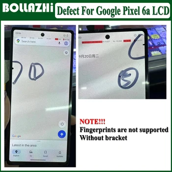 Оригинальный дефектный ЖК-дисплей для Google Pixel 6a ЖК-дисплей с сенсорным экраном, дигитайзер в сборе, замена для Google Pixel 6A GX7AS LCD