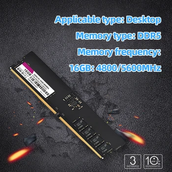 Память DDR5 RAM 4800 МГц 5600 МГц Компьютерная память 4RX4 Настольный сервер DIMM для настольного компьютера PC
