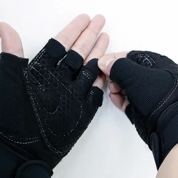 Перчатки для занятий велоспортом, фитнесом, оборудование для гантелей на полпальца, силовые тренировки, перчатки для защиты запястий при поднятии тяжестей