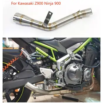 Подходит для Kawasaki Z900 Ninja 900 Z 900 2017-2019 Глушитель выхлопной трубы мотоцикла модифицированный соединительный патрубок из нержавеющей стали