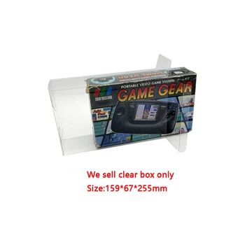 Прозрачный чехол из ПЭТ-пластика для игровой приставки SEGA Game gear GG японской версии, коробка для хранения дисплея игровой консоли