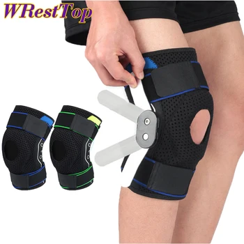 Профессиональный коленный бандаж с боковыми стабилизаторами и накладками EVA, облегчающий Боль при ACL, Артрите, Разрыве мениска, тендините.