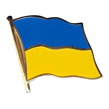 Развевающийся флаг страны, 3D шляпа с отворотом, Кепка, Булавка для галстука, Значок, Брошь Республики, Патриотизм, Гордость Украины и США, Великобритания, Польша, Броши, Подарки